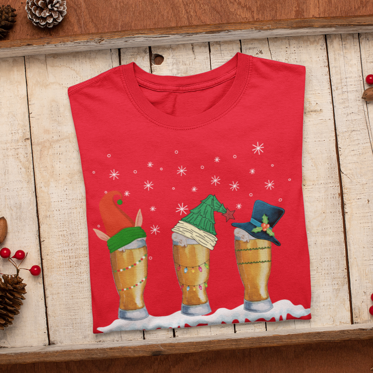 Christmas Beer Shirt, Christmas Drinking Shirt, Beer Lover Gift, Christmas Party Shirt, Christmas Spirit Shirt, Santa Beer Shirt, Xmas Gift