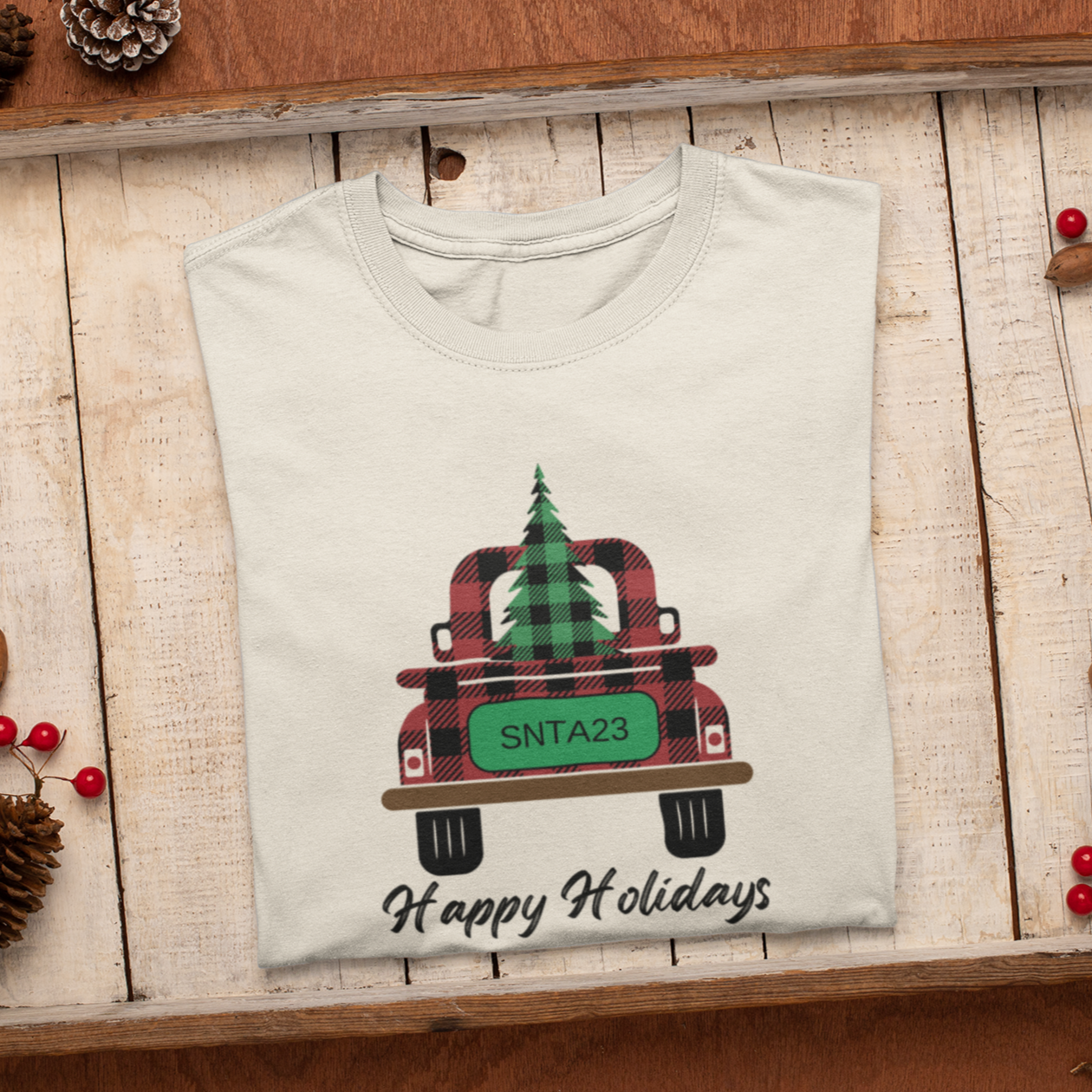 Buffalo Plaid Christmas Truck Shirt, Let it Snow Shirt, Christmas Shirt, X-mas Gifts,Winter Sweatshirts,Christmas Hoodies,Christmas Sweaters