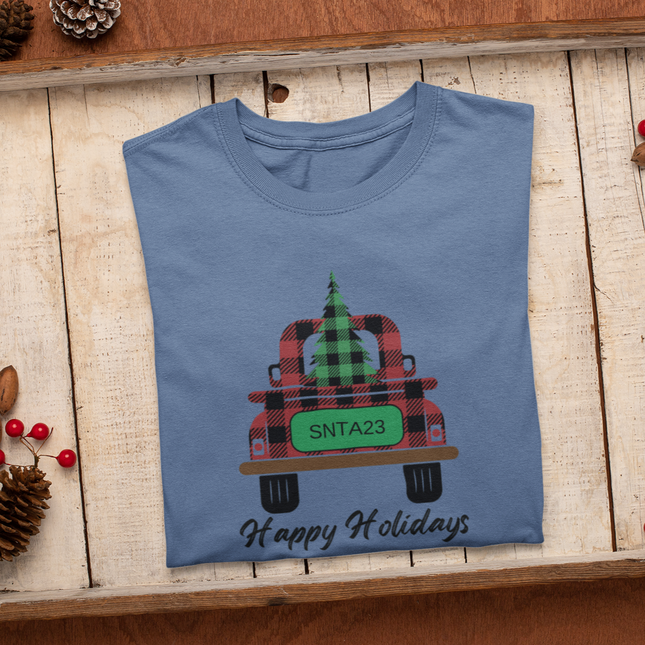 Buffalo Plaid Christmas Truck Shirt, Let it Snow Shirt, Christmas Shirt, X-mas Gifts,Winter Sweatshirts,Christmas Hoodies,Christmas Sweaters