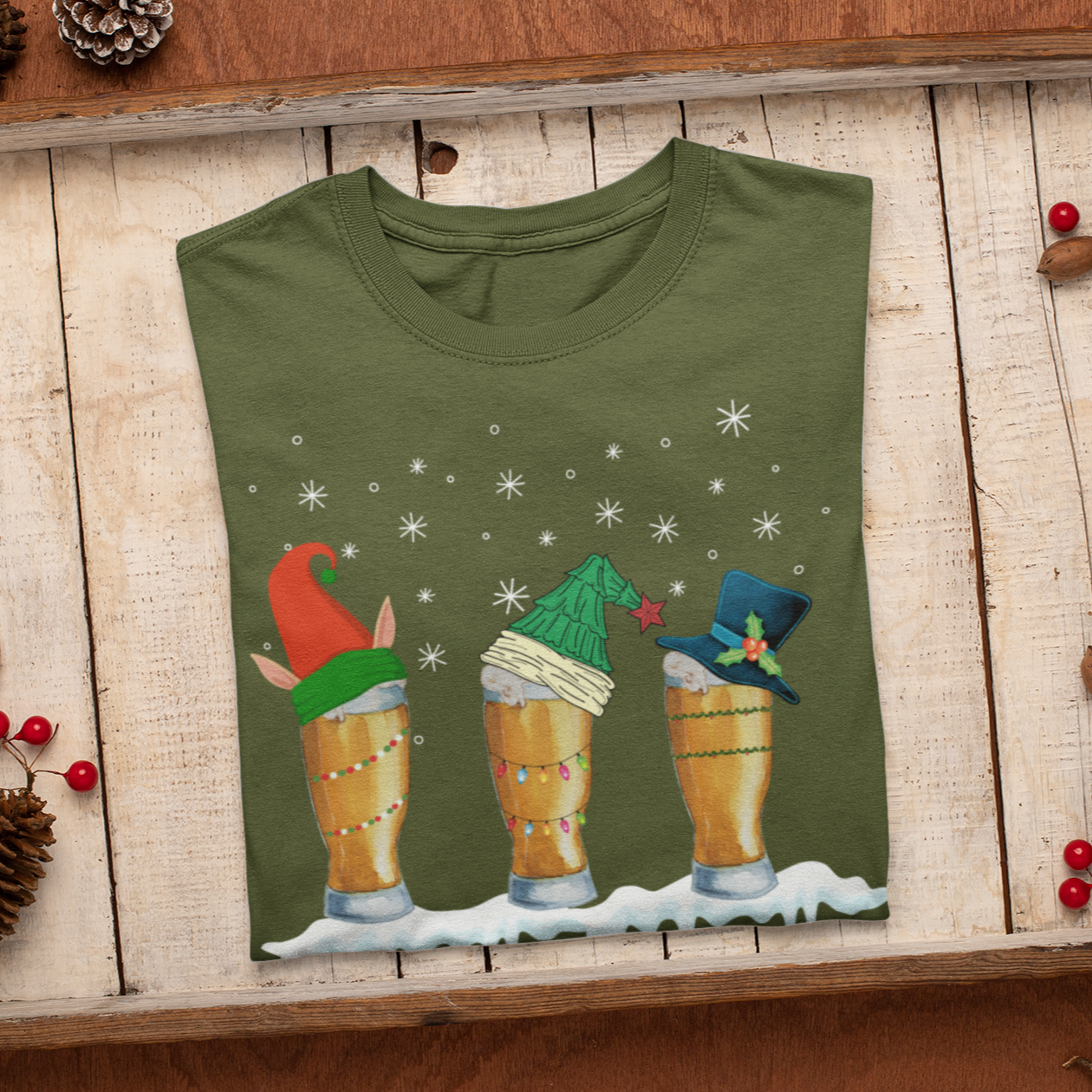 Christmas Beer Shirt, Christmas Drinking Shirt, Beer Lover Gift, Christmas Party Shirt, Christmas Spirit Shirt, Santa Beer Shirt, Xmas Gift