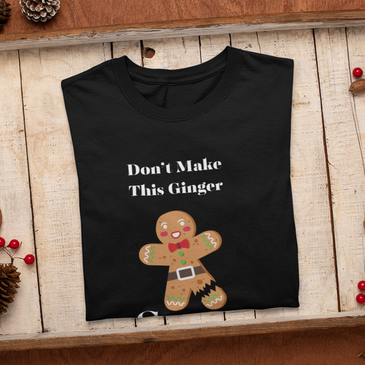 Don't Make This Ginger Snap, Gingerbread Christmas Coffee Shirt, Christmas coffee Sweatshirt, women Holiday sweater, Xmas Tee, Coffee Lover