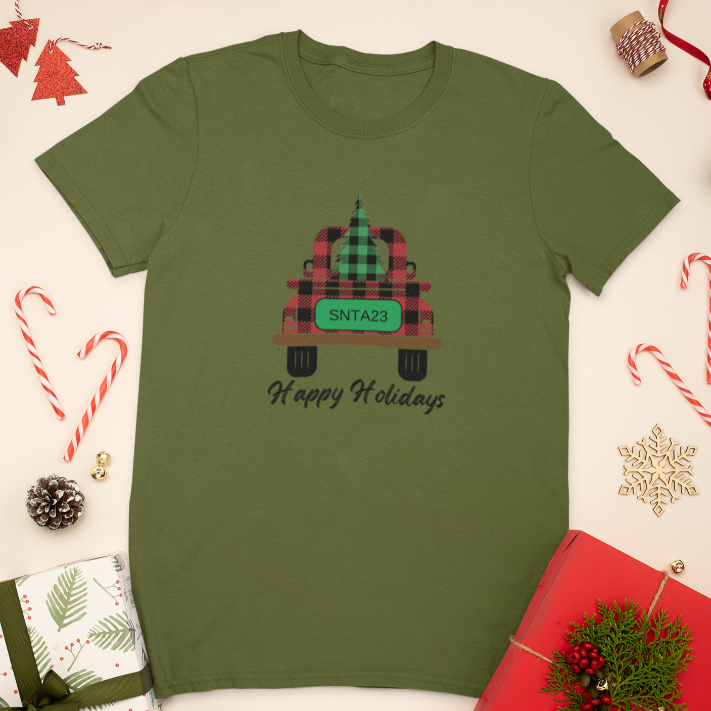 Buffalo Plaid Christmas Truck Shirt, Let it Snow Shirt, Christmas Shirt, X-mas Gifts,Winter Sweatshirts,Christmas Hoodies,Christmas Sweaters