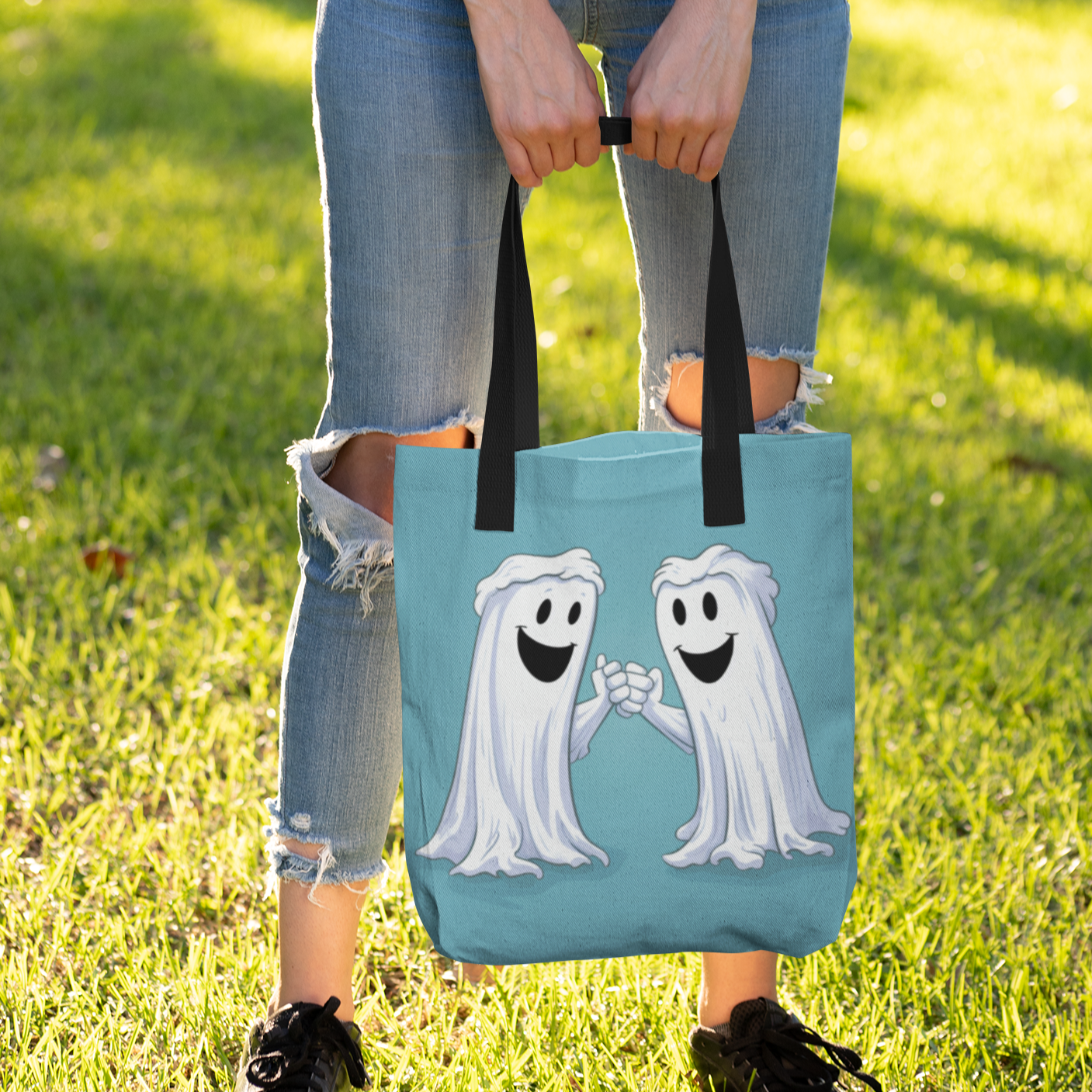 Halloween Ghost Tote Bag, Halloween Tote, Halloween Tote Bags, Tote bag Mockup Halloween, Tote Bags Halloween, Halloween Trick or Treat Bag