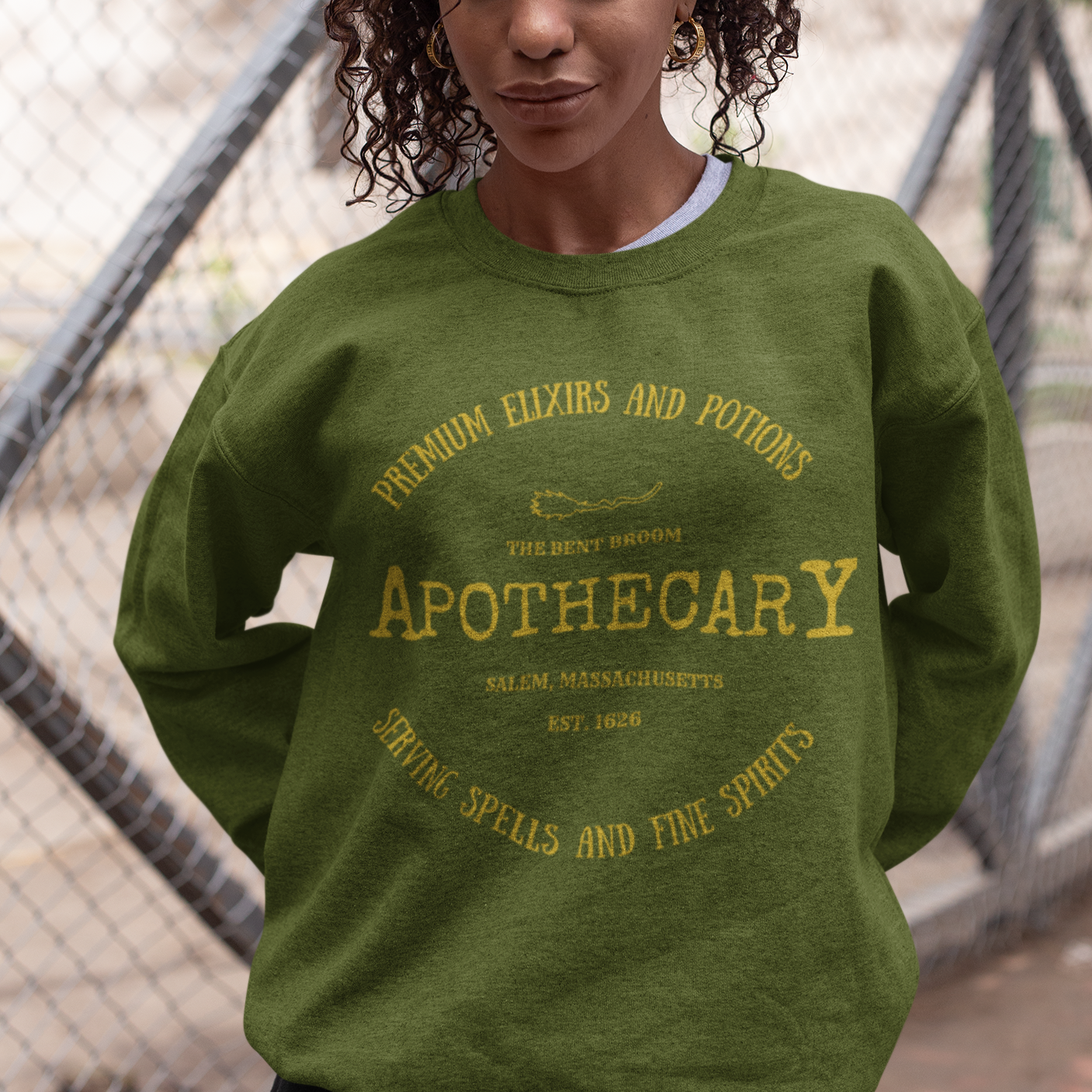 Apothecary Sweatshirt, Retro Sweatshirt, Cute Sweatshirt, Halloween Sweatshirt, Womens' Halloween, Spooky Sweatshirt, Scary Halloween Party