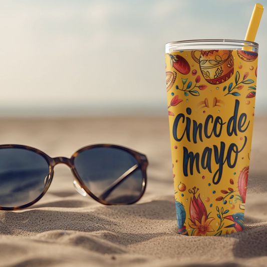 Get ready to fiesta with our Fiesta Ready Colorful Cinco de Mayo 20 oz Tumbler! This vibrant and festive tumbler is perfect for celebrating in style. Whether you're sipping margaritas, enjoying refreshing agua fresca, or any other drink, do it with flair and fun. Cheers to Cinco de Mayo! 🎉🍹 #CincoDeMayo #FiestaReady #DrinkInStyle