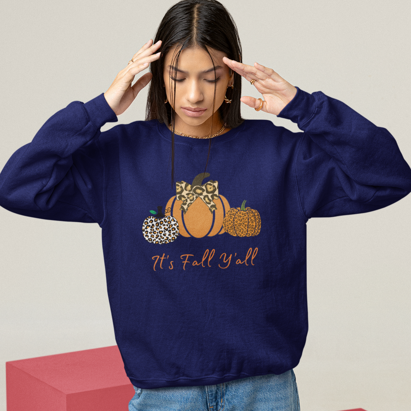 Its Fall Yall Sweatshirt for Women, Halloween Sweatshirt, Fall Shirts Pumpkin Shirt, Fall Crewneck Womens Thanksgiving Shirt, Pumpkin Shirt