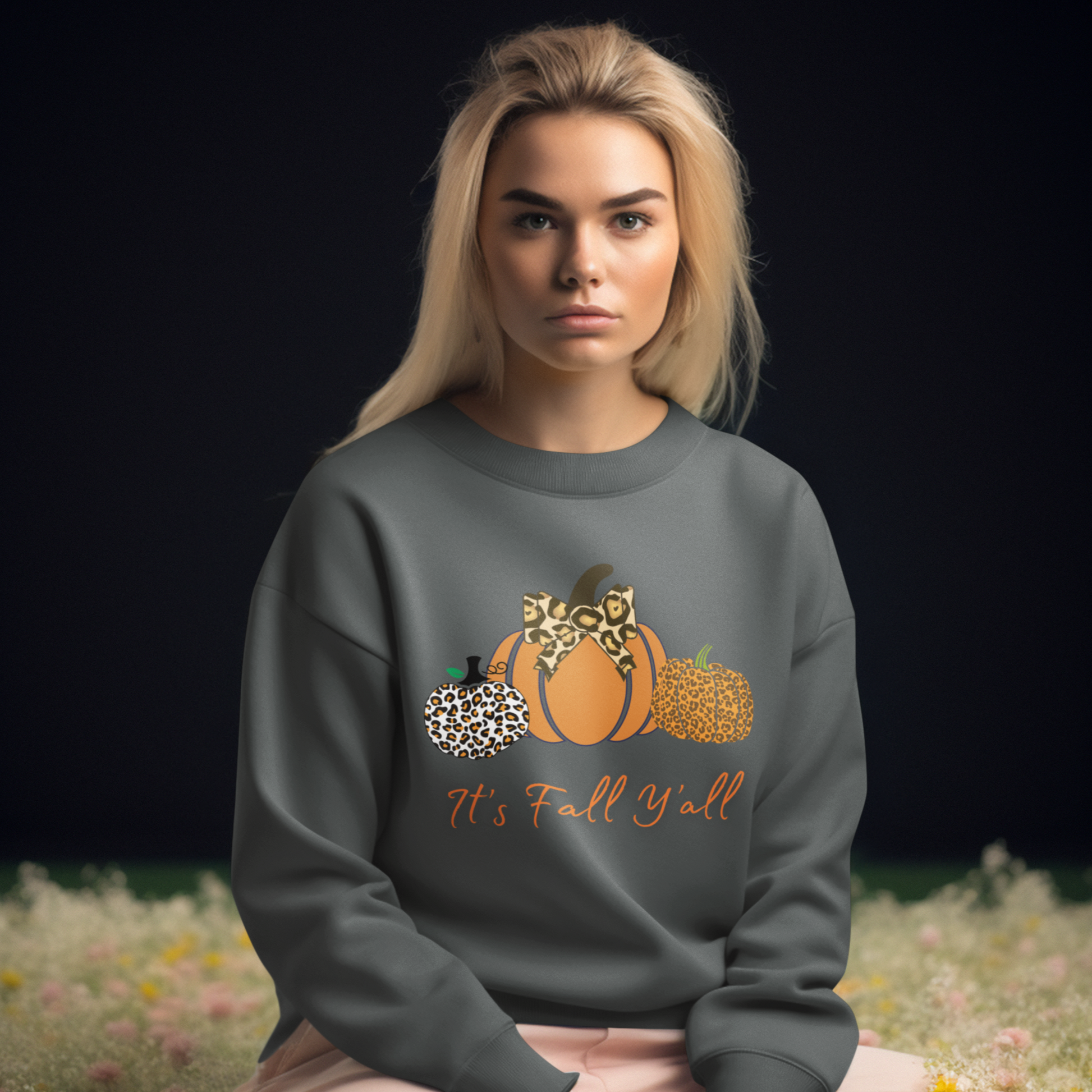 Its Fall Yall Sweatshirt for Women, Halloween Sweatshirt, Fall Shirts Pumpkin Shirt, Fall Crewneck Womens Thanksgiving Shirt, Pumpkin Shirt