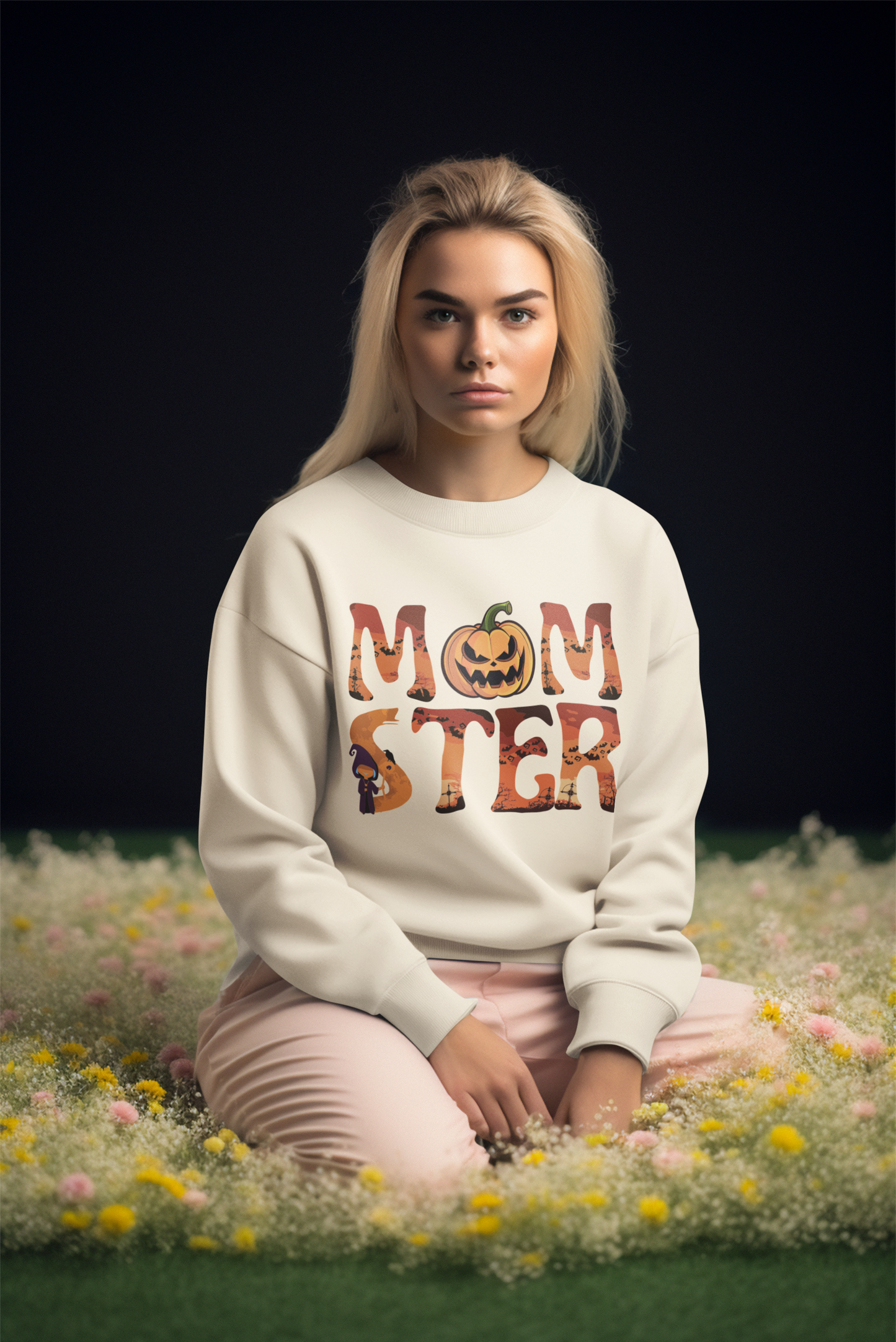 Momster Halloween Shirt, Halloween Sweatshirt, Fall Sweatshirt Spooky Season TShirt, Fall Shirts for Women Momster Sweatshirt Momster Shirt