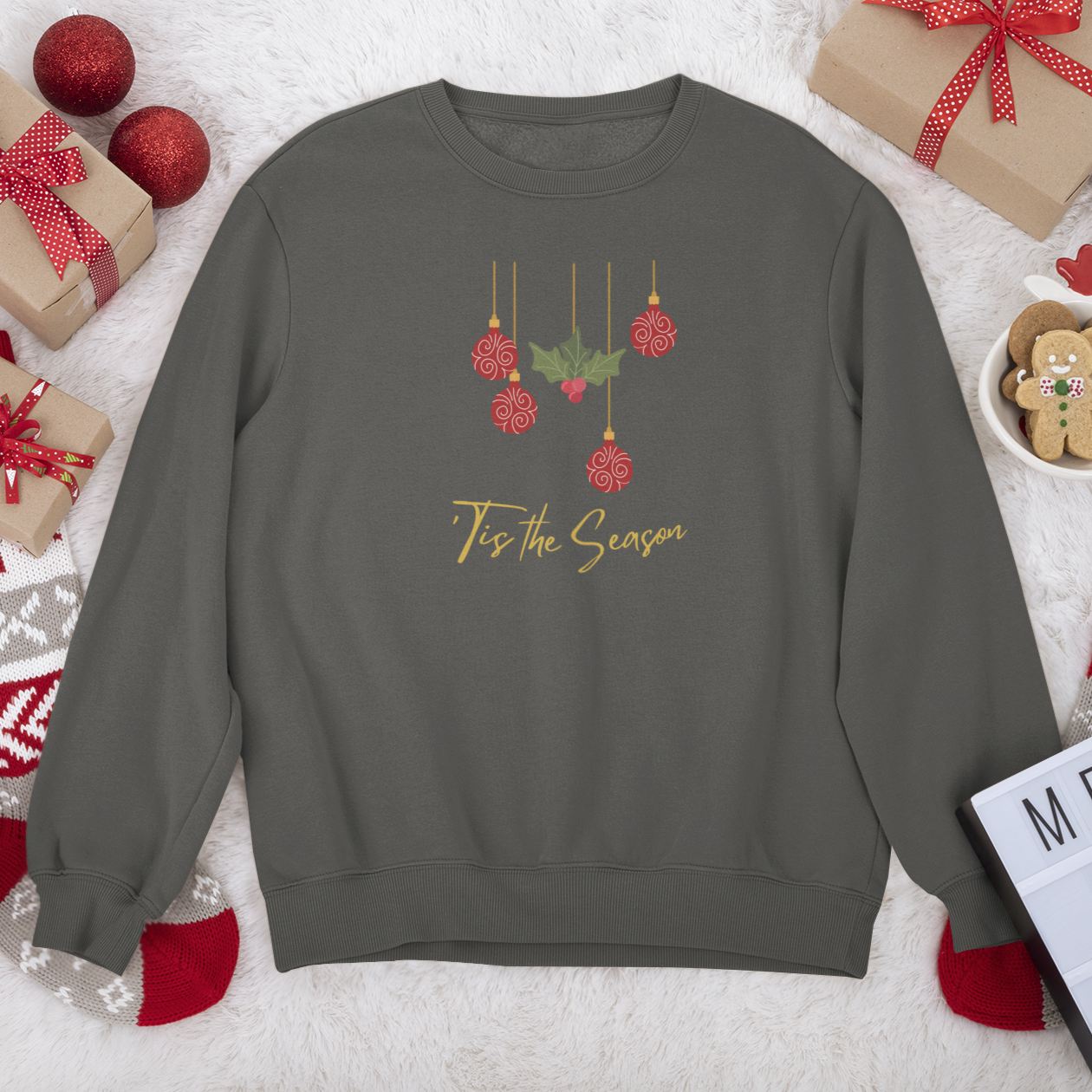 Tis The Season Sweatshirt, Christmas Tis The Season Sweatshirt, Merry Christmas Sweatshirt, Christmas Sweatshirt, Cute Winter Sweatshirt