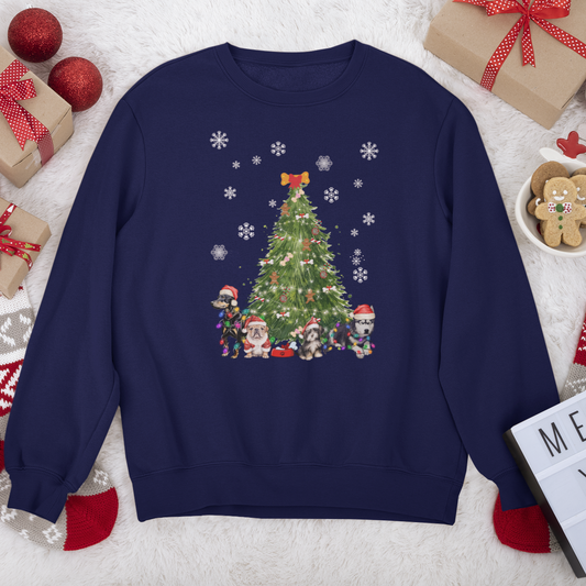 Christmas dog sweatshirt, dog owner christmas gift, dog christmas sweatshirt, christmas sweater, holiday sweate