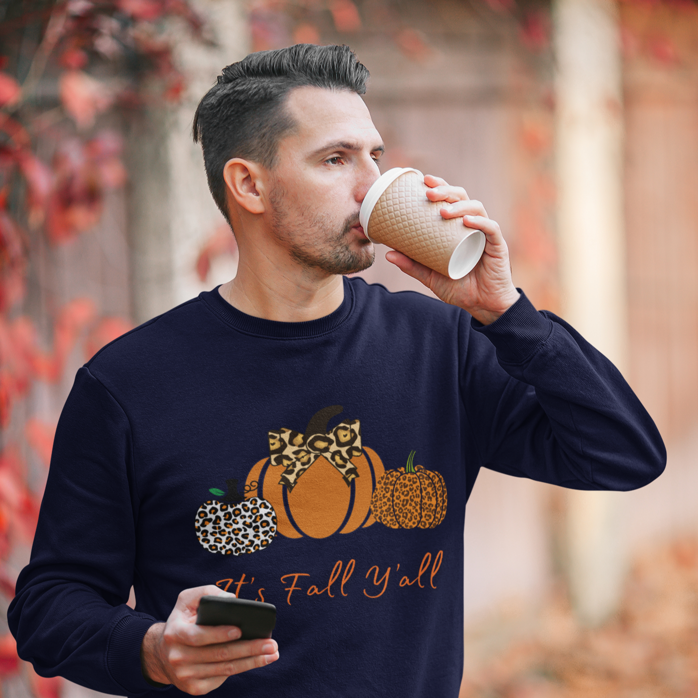 Its Fall Yall Sweatshirt for Women, Halloween Sweatshirt, Fall Shirts Pumpkin Shirt, Fall Crewneck Womens Thanksgiving Shirt, Pumpkin Shirt