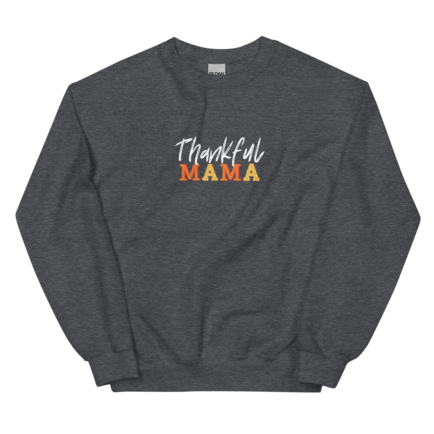 Thankful MAMA Sweatshirt, Fall Coffee Sweatshirt for Women, Vintage Thanksgiving Sweater, Fall Crewneck, Fun Fall Sweatshirt, Autumn Sweatsh